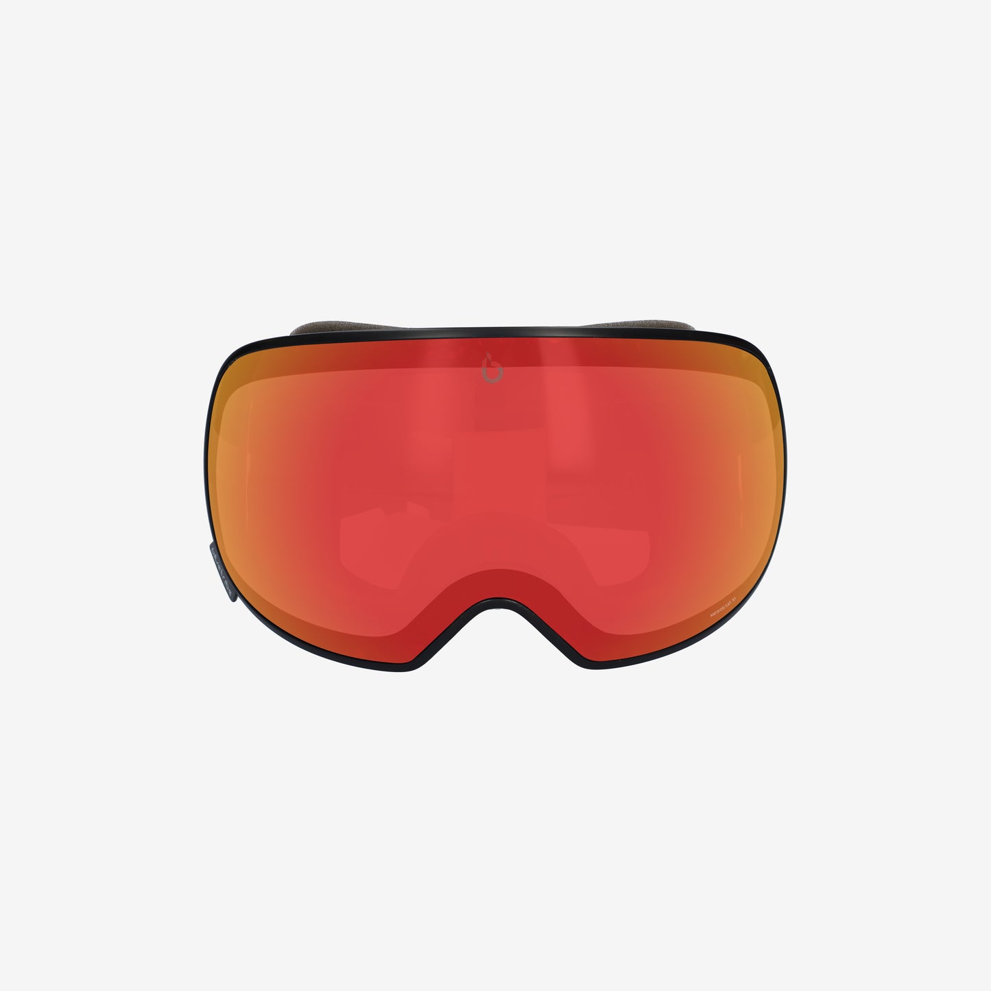 Ultra Black/Red full revo double lens | Skibril-Snowboard Bril